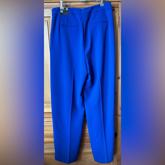 NWT Express High Waisted Trousers Royal Blue - Picture 2 of 5